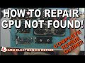 The gpu repair guide  how to fix gpu graphics card not detected amd radeon or nvidia