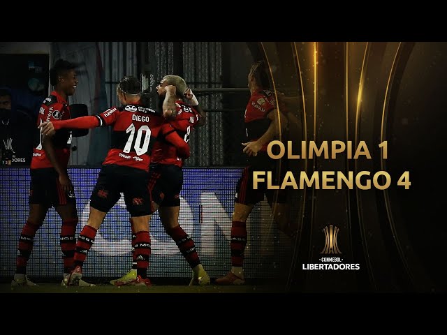 Olimpia 1 x 4 Flamengo  Taça Libertadores: melhores momentos