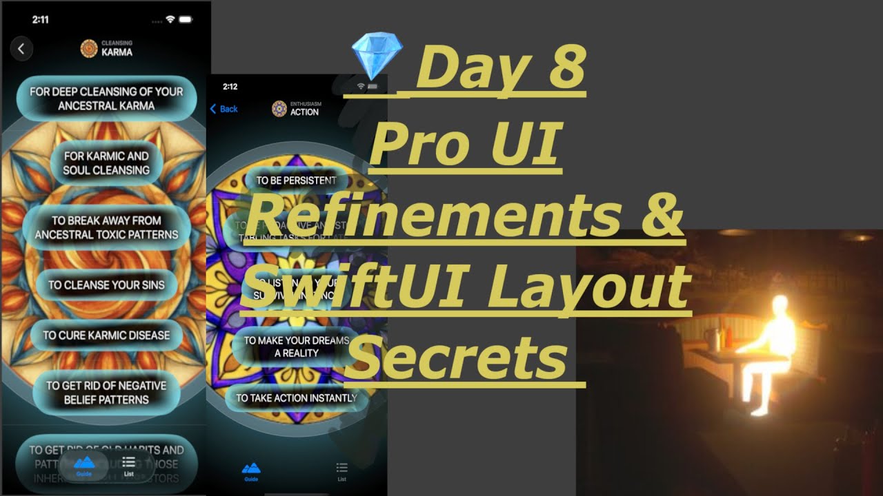 💎 Day 8: Pro UI Refinements & SwiftUI Layout Secrets | THATS IT Devlog