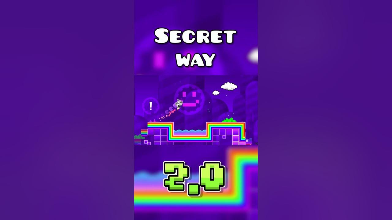 Geometrical Dominator NEW Secret way😲 #geometrydash #shorts #gd