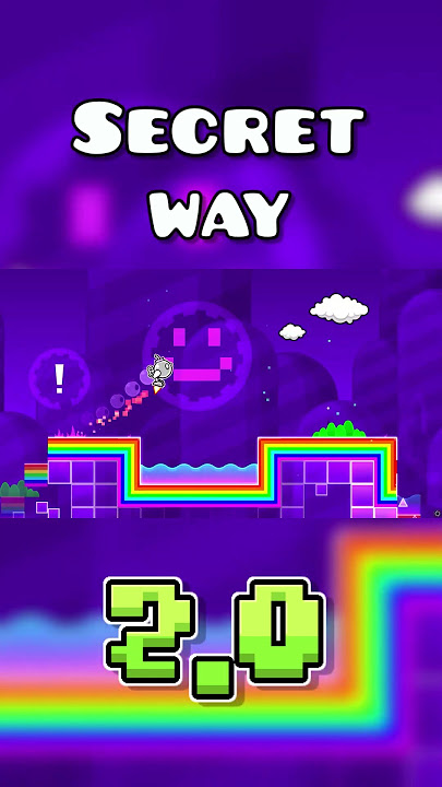 Geometrical Dominator NEW Secret way😲 #geometrydash #shorts #gd