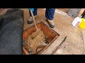 Clogged Manhole Unblocking with Clean Up - Difficult People and Man Flu