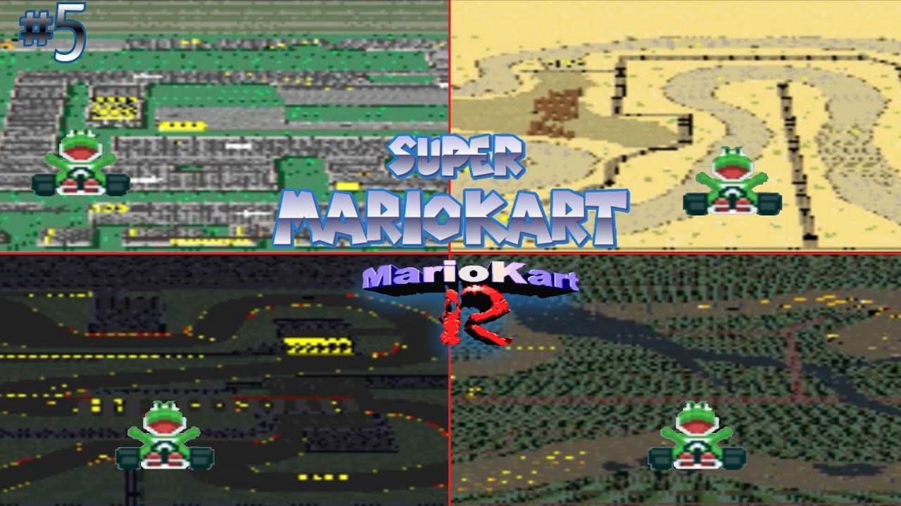 Mario Kart R: Super Mario Kart ROMHACK (no commentary) I #5 - 100cc FLOWER CUP