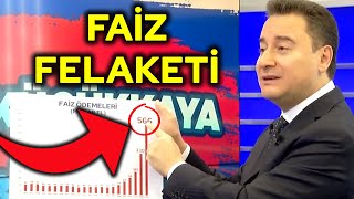 Ali Babacan Türkiyenin Faize Ödediği Dehşet Miktarları Gösterdi