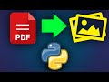 How to convert pdf to image (jpg and png) using Python on windows 10