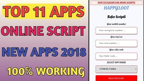 Top 11 Apps Online Script [Task bypass] Now earn free money