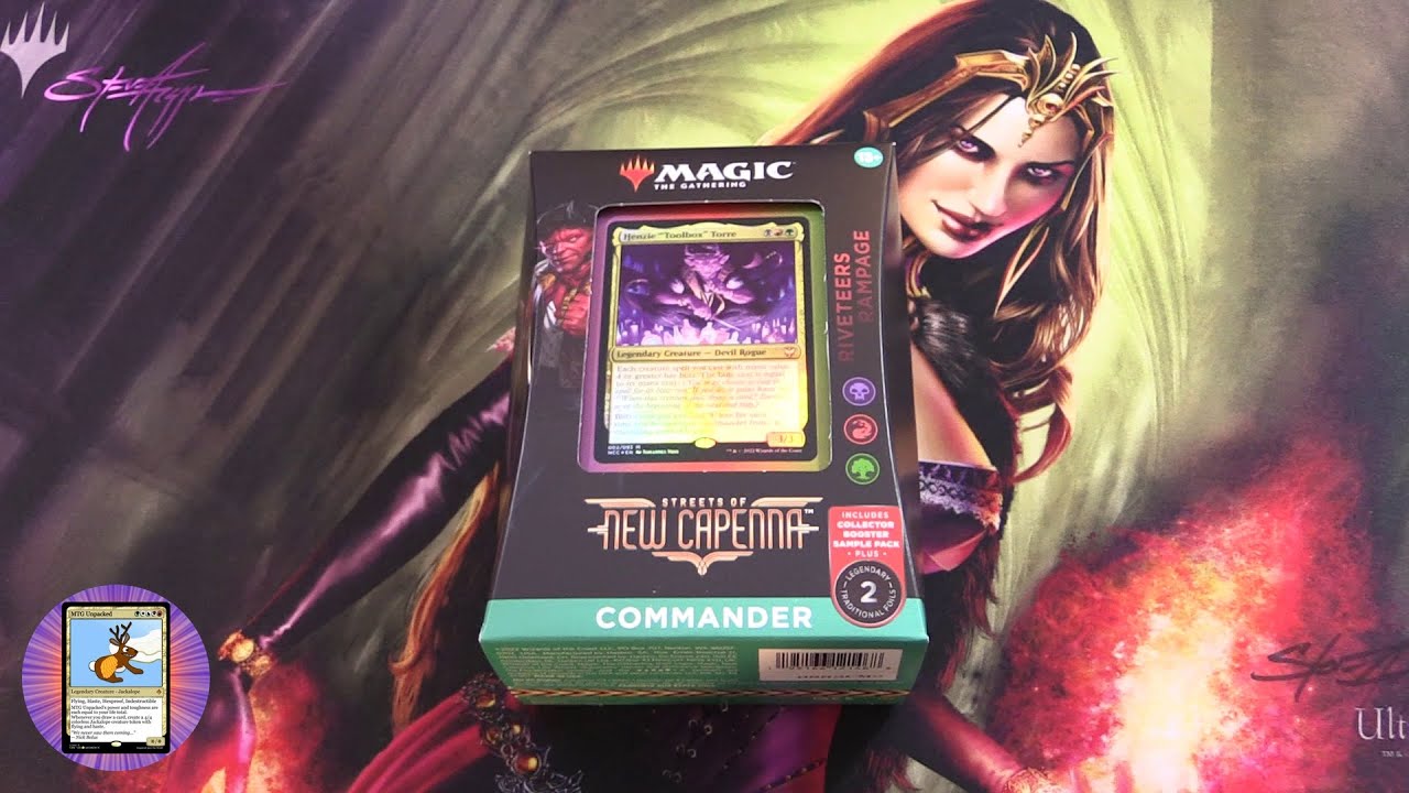 Streets of New Capenna Commander Deck Riveteers Rampage Unboxed YouTube