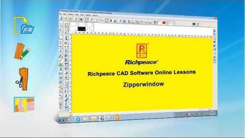 Richpeace CAD Software Online Lessons-Tip of the day-Zipperwindow (V9)