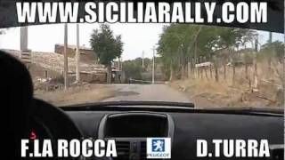 La Rocca - Turra al 9° Rally di Caltanissetta