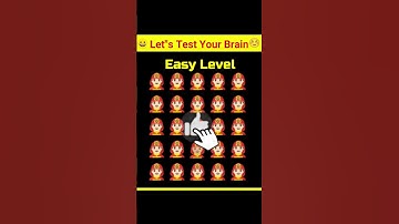 Memory Test |  Find Odd Emoji | Riddle And Puzzle | Part 8 | #shorts