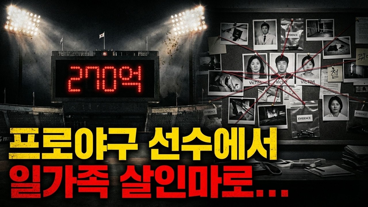 [실화바탕] 프로야구 홈런왕에서 살인마로, 빚이 만든 괴물의 완전한 몰락ㅣ어메이징미스터리ㅣ괴담ㅣ미스테리ㅣ무서운이야기ㅣ실종사건ㅣ현실공포ㅣ자면서듣는