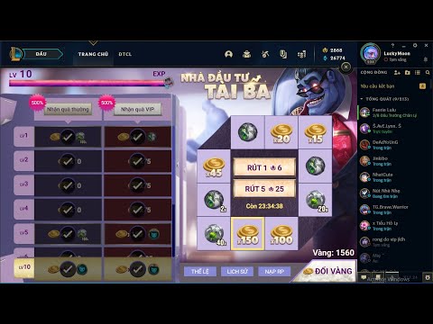 Video [LMHT] REVIEW SỰ KIỆN NHÀ ĐẦU TƯ TÀI BA | LỤM SKIN... - youtube