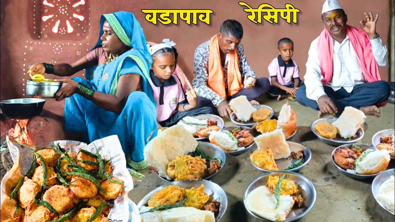 बाणाईच्या खास टिप्ससह चुलीवरील खमंग वडापाव व लाल चटणी रेसिपी | Vadapav Recipe | BanaisRecipe