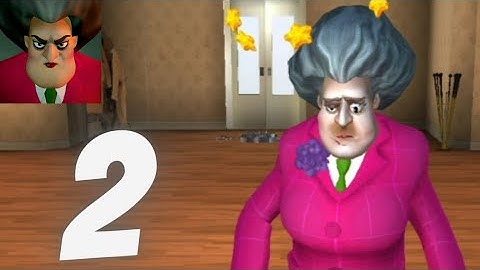 Scary Teacher 3D - Gameplay Walkthrough Part 2 - The End Chapter 1 Troubled Wars (Android, iOS)