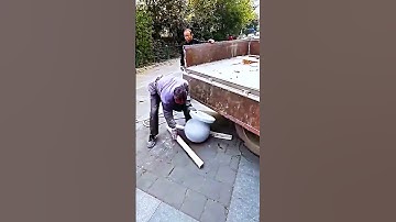 Smart Way to Unload Stone Blocks