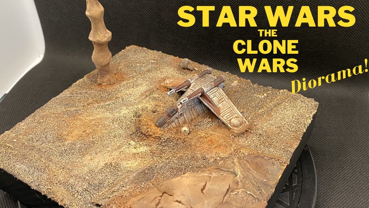 STAR WARS The Clone Wars Diorama YouTube