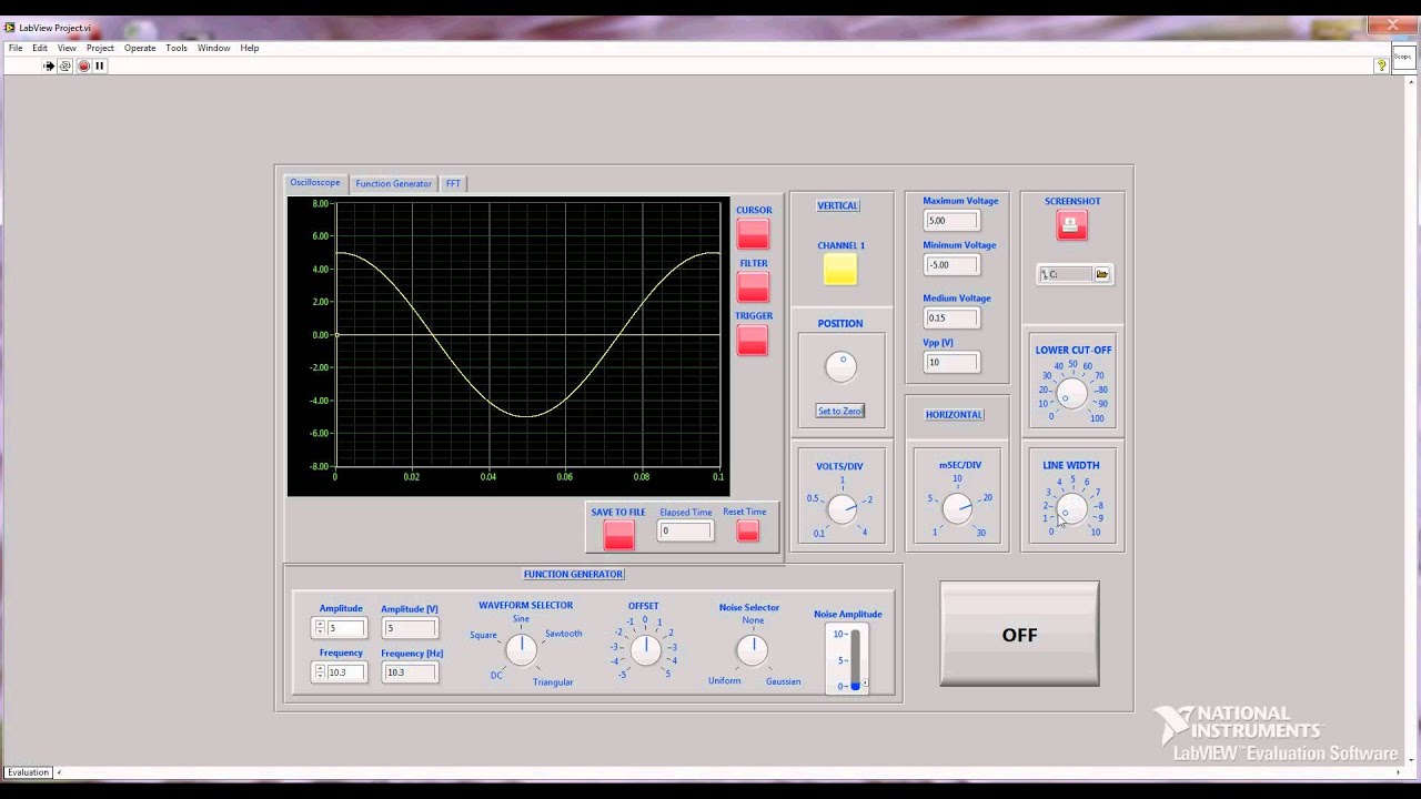 Paulo's LabView Project - YouTube