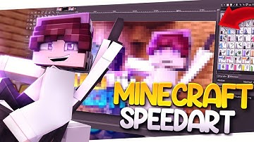 Creating a Minecraft Thumbnail with Gimp | Speedart [25]