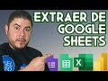 Extraer datos de Google Sheets y Google Forms usando Power Query en Excel y Power BI