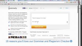 Grammarly Plagiarism Checker