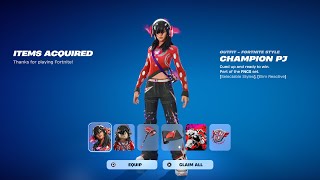 How To Get FNCS Champion PJ Skin For FREE! (Fortnite)
