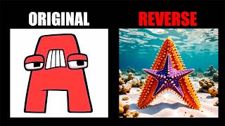 Reverse Alphabet Lore But In Star Sea ( A-Z) | Alphabet Lore Meme | TD Rainbow