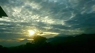 Timelapse good morning from west java