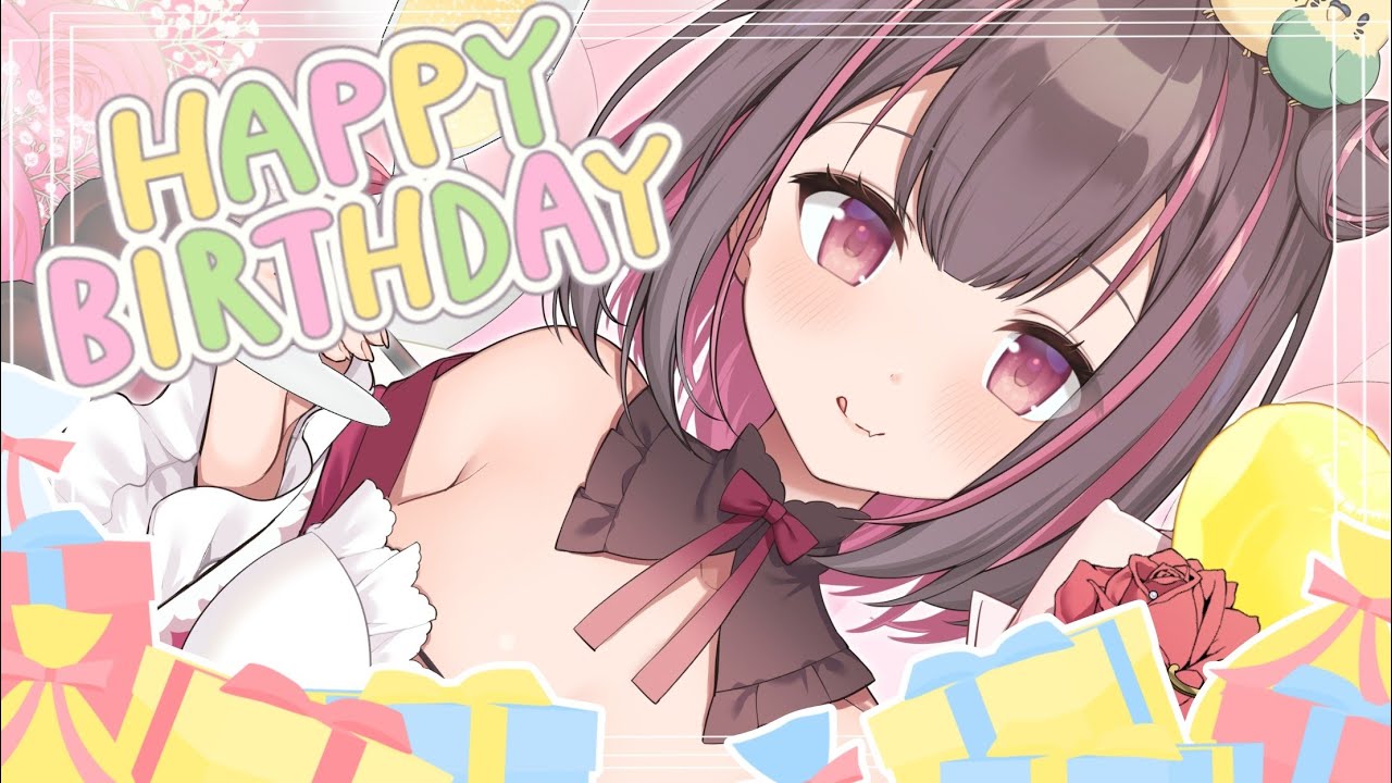 【誕生日＆デビュー1周年記念】グッズ公開やカメラありでケーキたべるっ‼️