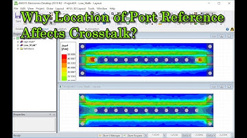 Why Location of Port Reference Affects Crosstalk