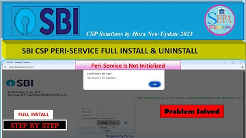 Peri Service is not initialized ProblemSolveKaise Kare||Peri Service install and uninstall process! 