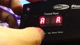 Showtec Phantom display issue