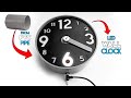 DIY LED Wall Clock With Single Needle Using PVC Pipe