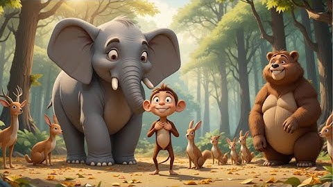 Monkey in Trouble 🍌🐘 Prank Gone Wrong!  A Funny but Important Moral Story | Learn to Be Kind