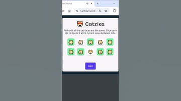 Catzies (Tenzies) #react #demo - #funny #game #marketing video with #cats