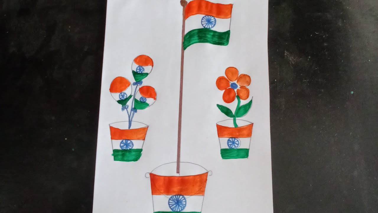 How To Draw India Flag Step By Step How To Draw India Flag Step By Step