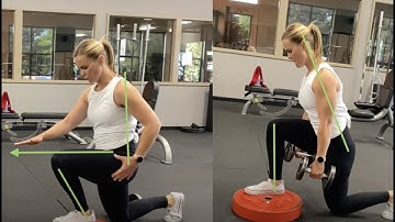 Front Foot Elevated lunge - QUADS