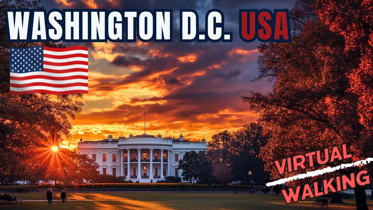 🇺🇸 Discover Washington, D.C. USA 🏛 Walking Tour