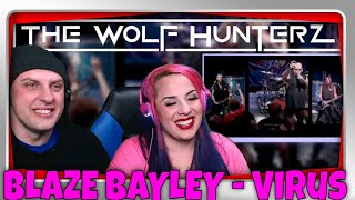 BLAZE BAYLEY - Virus (OFFICIAL VIDEO) THE WOLF HUNTERZ Reactions