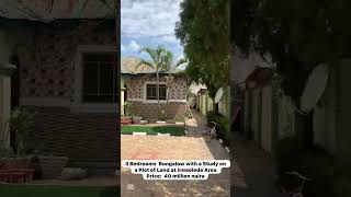 3 bedrooms bungalow with a studio on a plot of land at Irewolede area ilorin, kwara state, nigeria