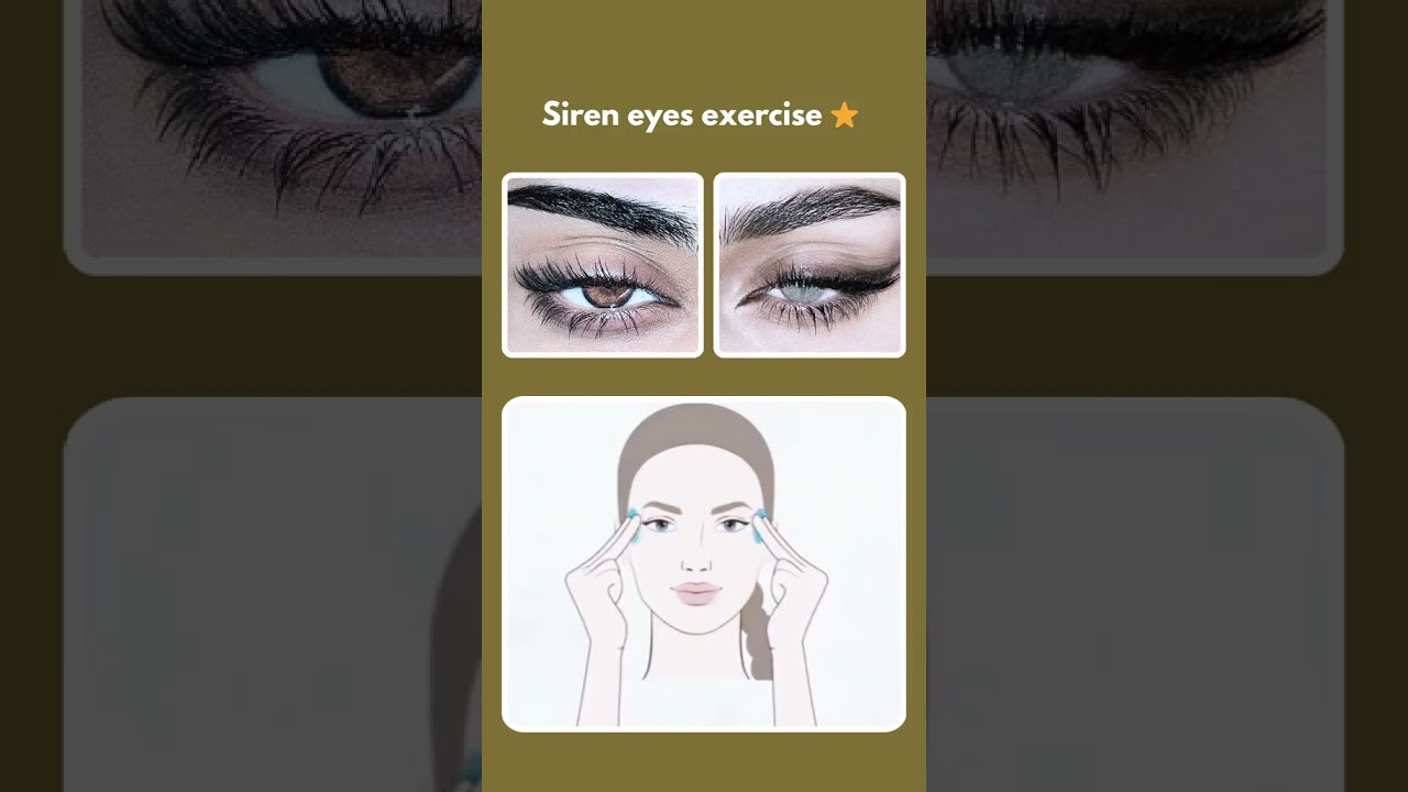 👁️ Get Siren & Hunter Eyes Naturally ✨ 2-Min Daily Eye Lift Exercise!