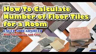How to Calculate Number of Tiles Required for a Room | Excel Spreadsheet