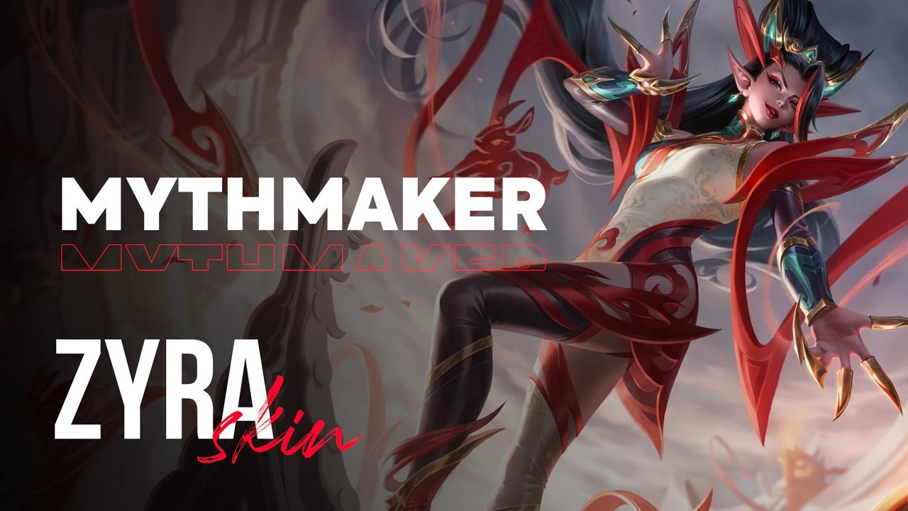 Mythmaker Zyra – OP.GG Skin Review – League of Legends - YouTube