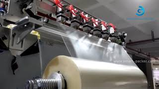 Frucht Tee Kaffee Gelee Tasse, Die Fütterungs Flüssigkeitsabfüllungsverpackungsmaschine Mit 6 Düsen