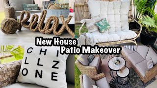 Patio Makeover Transformation 2023 DIY for Spring/Summer Small Backyard Furniture & Decorating Ideas