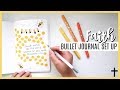 Faith Bullet Journal Set Up in NEW Erin Condren Dot Grid Journal