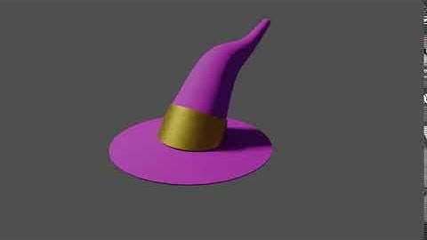 Low Poly Wizards Hat Model
