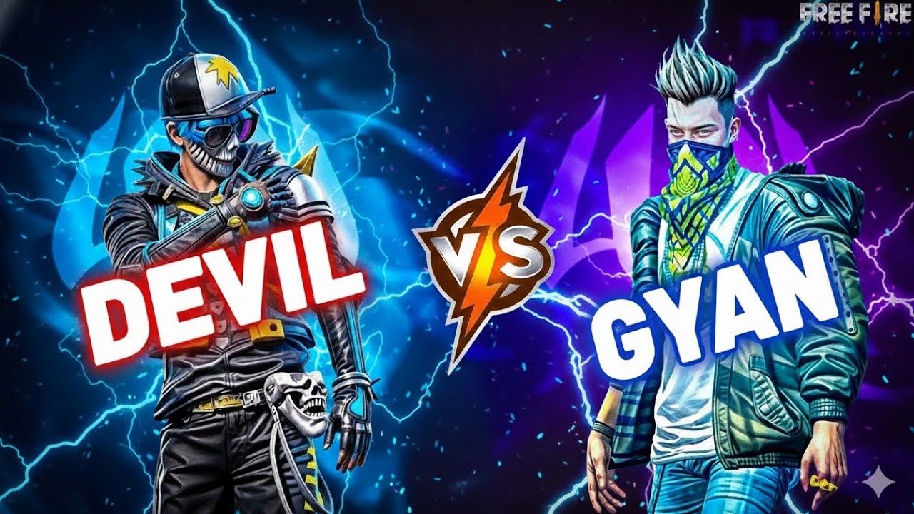 DEVIL 😈 vs Gyan ⚔️ | 1vs1 Custom Room | Full Danger Gameplay 🔥 - YouTube