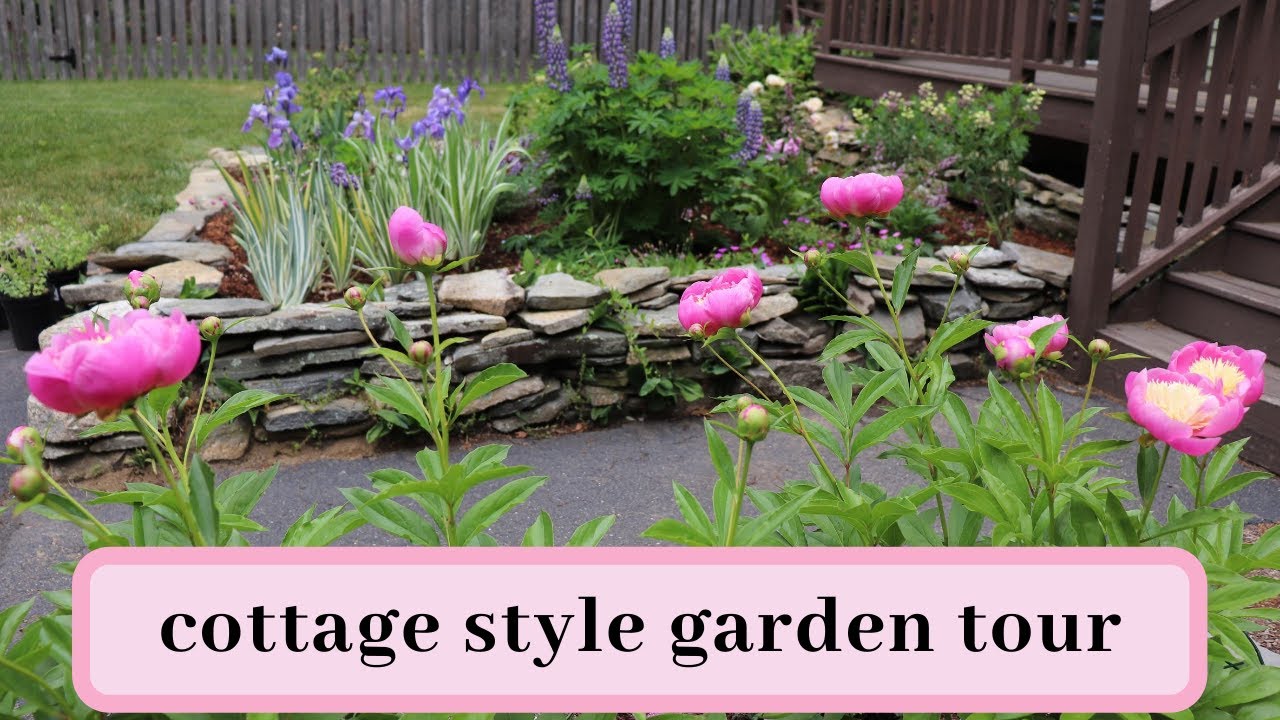 cottage style outdoor garden tour 🌷✨| summer 2020