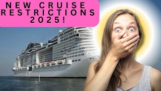 Cruise Ship Travel Restrictions 2025: Everything You MUST Know Before You Sail! 🛳