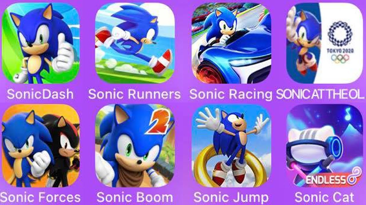 Sonic CD Sonic Dash 2 Sonic Boom Sonic the Hedgehog 4 Sonic Forces ...